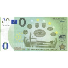 0 Euro biljet Eindhoven PSV